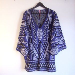 ANTHROPOLOGIE Tracy Reese Blue Sweater Tunic SZ…